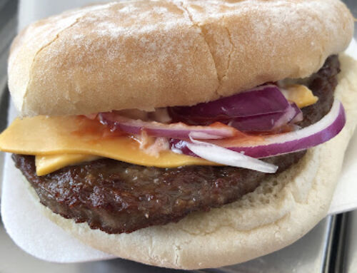 Two guys burgers and fries burger van